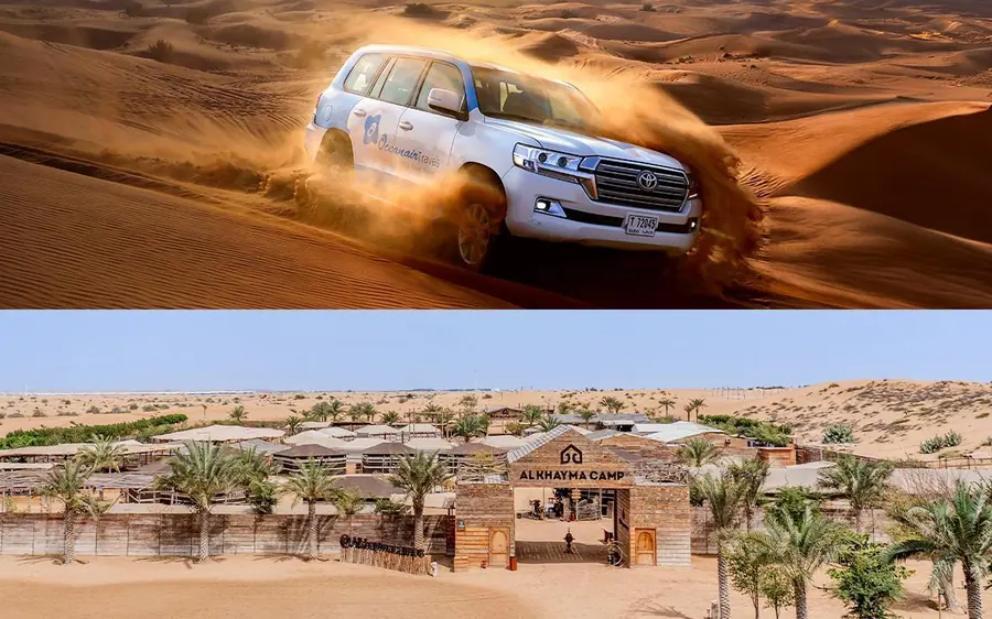 Dubai: Premium-Safari, Kamelritt & Al Khayma Camp 3-Buffets