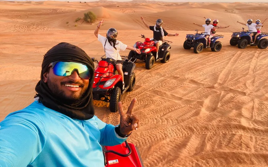 Dubai: safari por el desierto en quad autoconducido con BBQ en Al Khayma